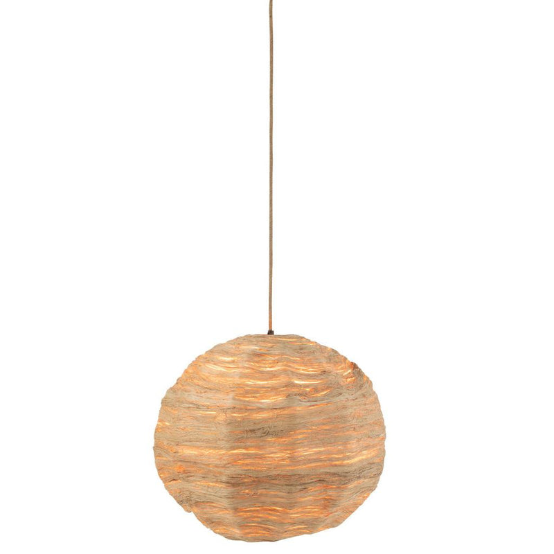 Hanglamp Naturel Ijzer L 50 cm 50x50x45 cm-Hanglampen-J-Line