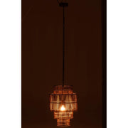 Hanglamp Naturel Rotan 37 cm Naturel 37x37x142 cm-Hanglampen-J-Line