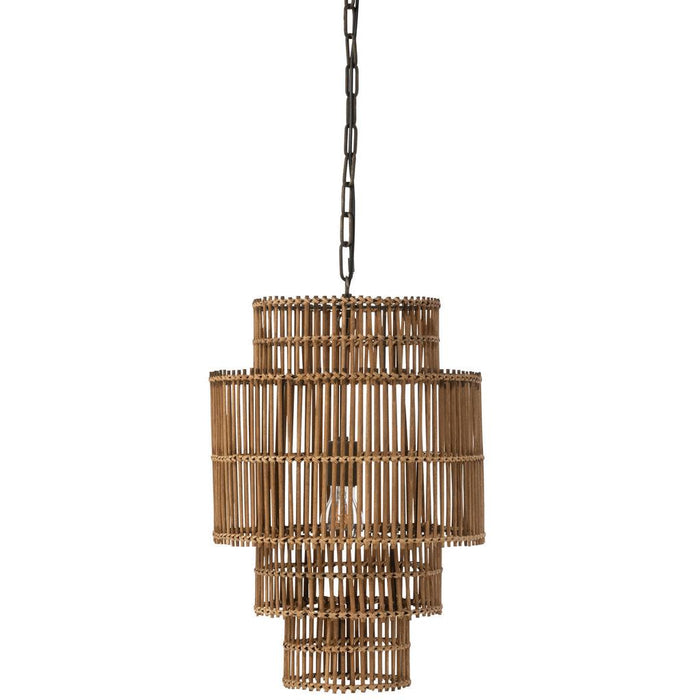 Hanglamp Naturel Rotan 37 cm - Naturel-Hanglampen-J-Line