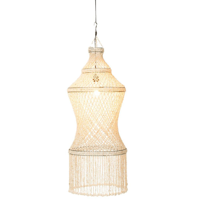 Hanglamp Naturel Shell 51 cm Shell 51x51x128 cm-Hanglampen-J-Line