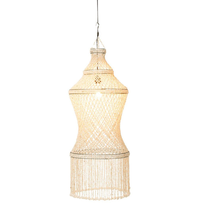 Hanglamp Naturel Shell 51 cm Shell 51x51x128 cm-Hanglampen-J-Line