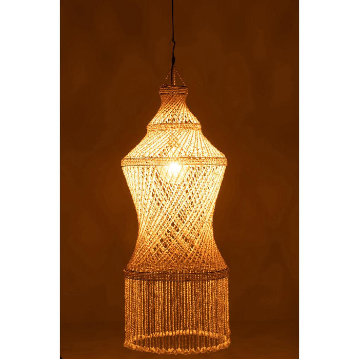 Hanglamp Naturel Shell 51 cm Shell 51x51x128 cm-Hanglampen-J-Line