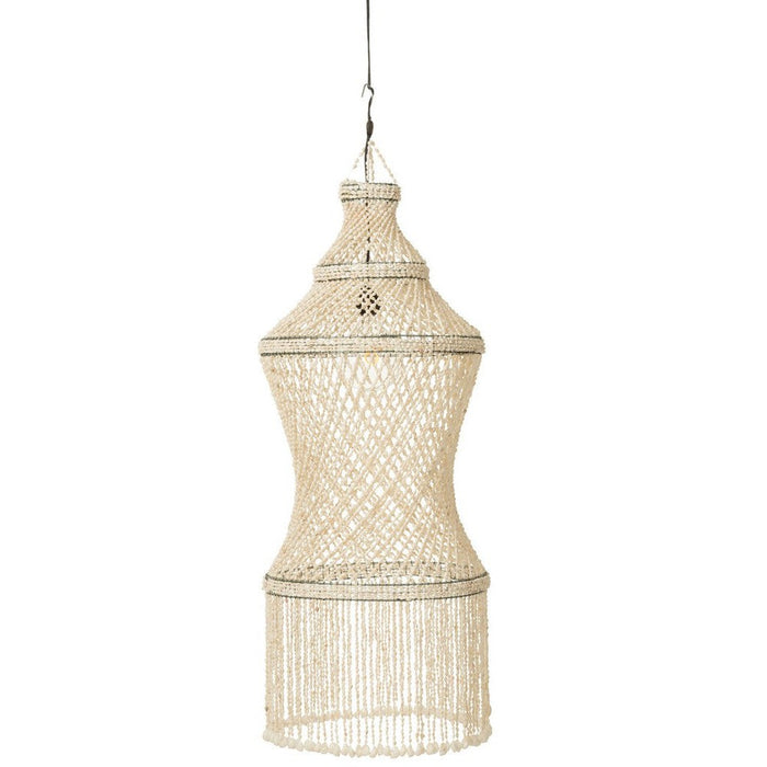 Hanglamp Naturel Shell 51 cm Shell 51x51x128 cm-Hanglampen-J-Line