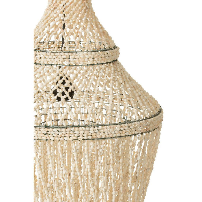 Hanglamp Naturel Shell 51 cm Shell 51x51x176 cm-Hanglampen-J-Line