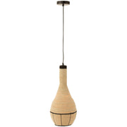 Hanglamp Naturel Zeegras 24 cm 24x24x56 cm-Hanglampen-J-Line
