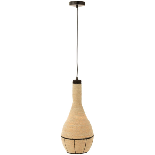 Hanglamp Naturel Zeegras 24 cm-Hanglampen-J-Line
