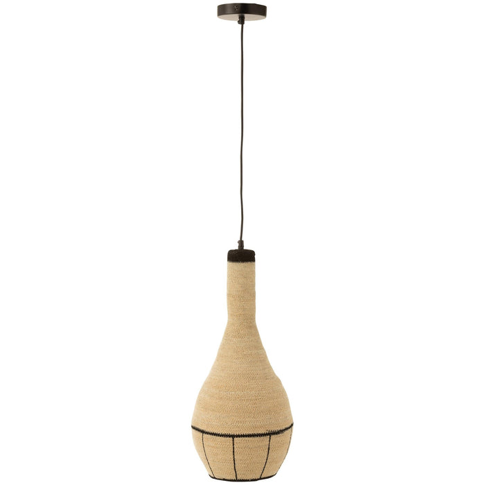 Hanglamp Naturel Zeegras 24 cm-Hanglampen-J-Line