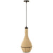 Hanglamp Naturel Zeegras 24 cm-Tafellampen-J-Line