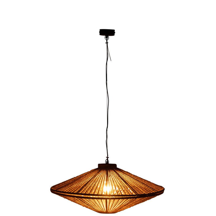 Hanglamp Naturel ijzer M 78 cm 77.5x77.5x36 cm-Hanglampen-J-Line