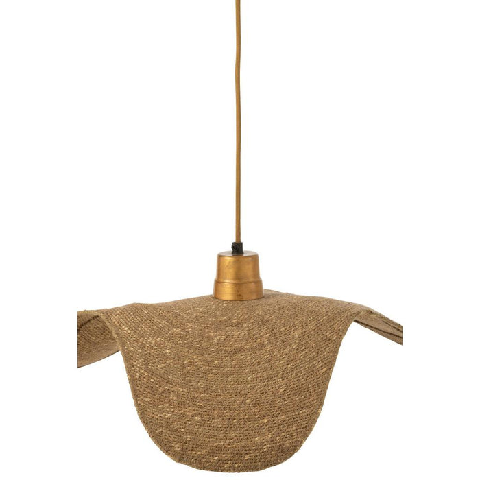 Hanglamp Naturel ijzer S 48 cm 48x55x8 cm-Hanglampen-J-Line