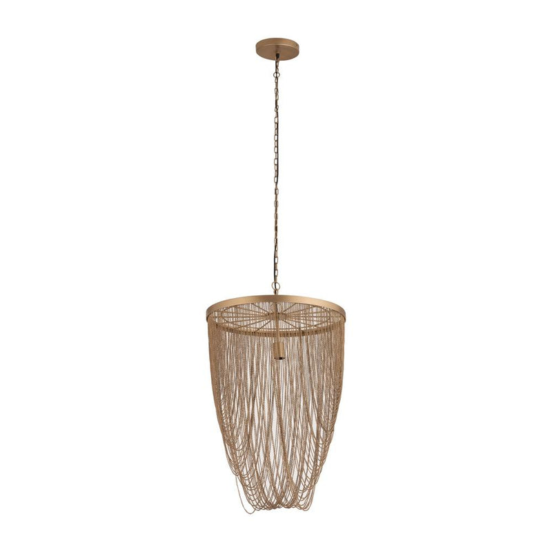 Hanglamp Nishan Geel 70 cm-Hanglampen-PTMD