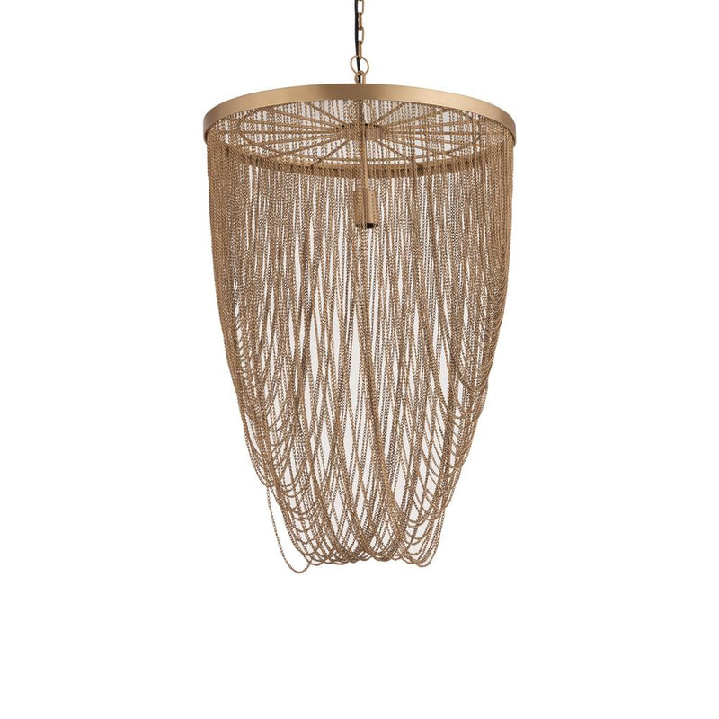 Hanglamp Nishan Geel 70 cm-Hanglampen-PTMD