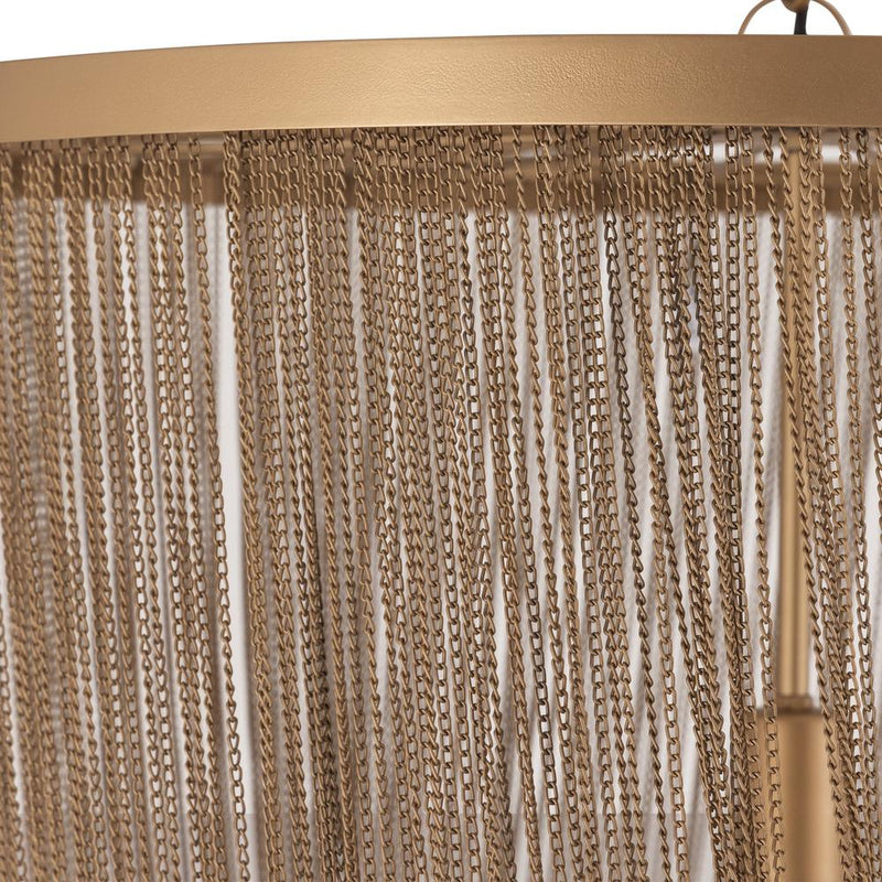 Hanglamp Nishan Gold Geel 70x70x100 cm-Hanglampen-PTMD