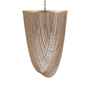 Hanglamp Nishan Gold Geel 70x70x100 cm-Hanglampen-PTMD