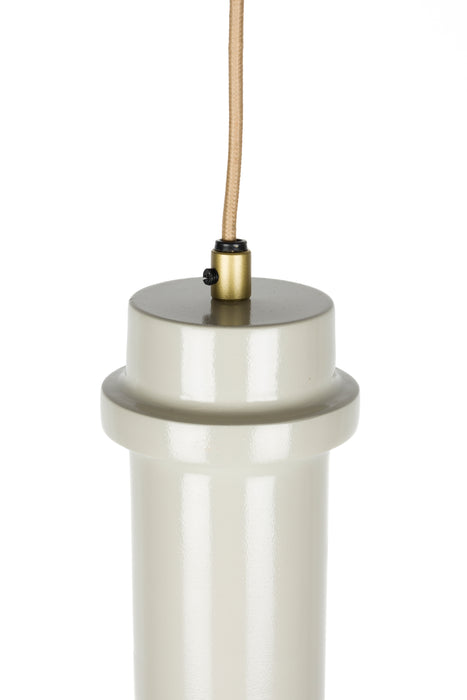 Hanglamp Duct L Metaal Grijs 10x10 cm E14-Tafellampen-Creating Home