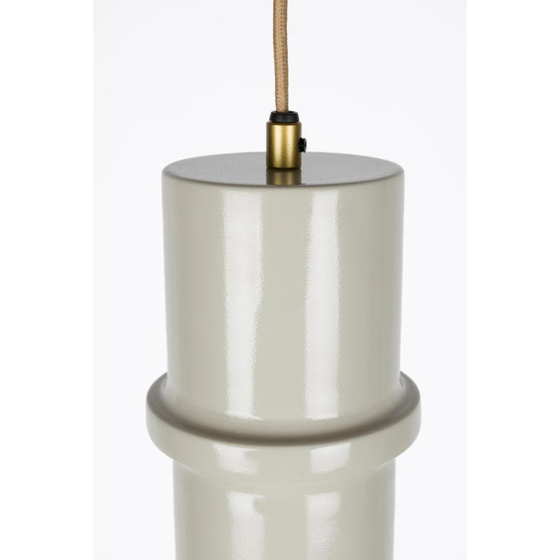 Hanglamp Ontdek Duct Iron Grijs 12x12x21 cm-Hanglampen-Creating Home