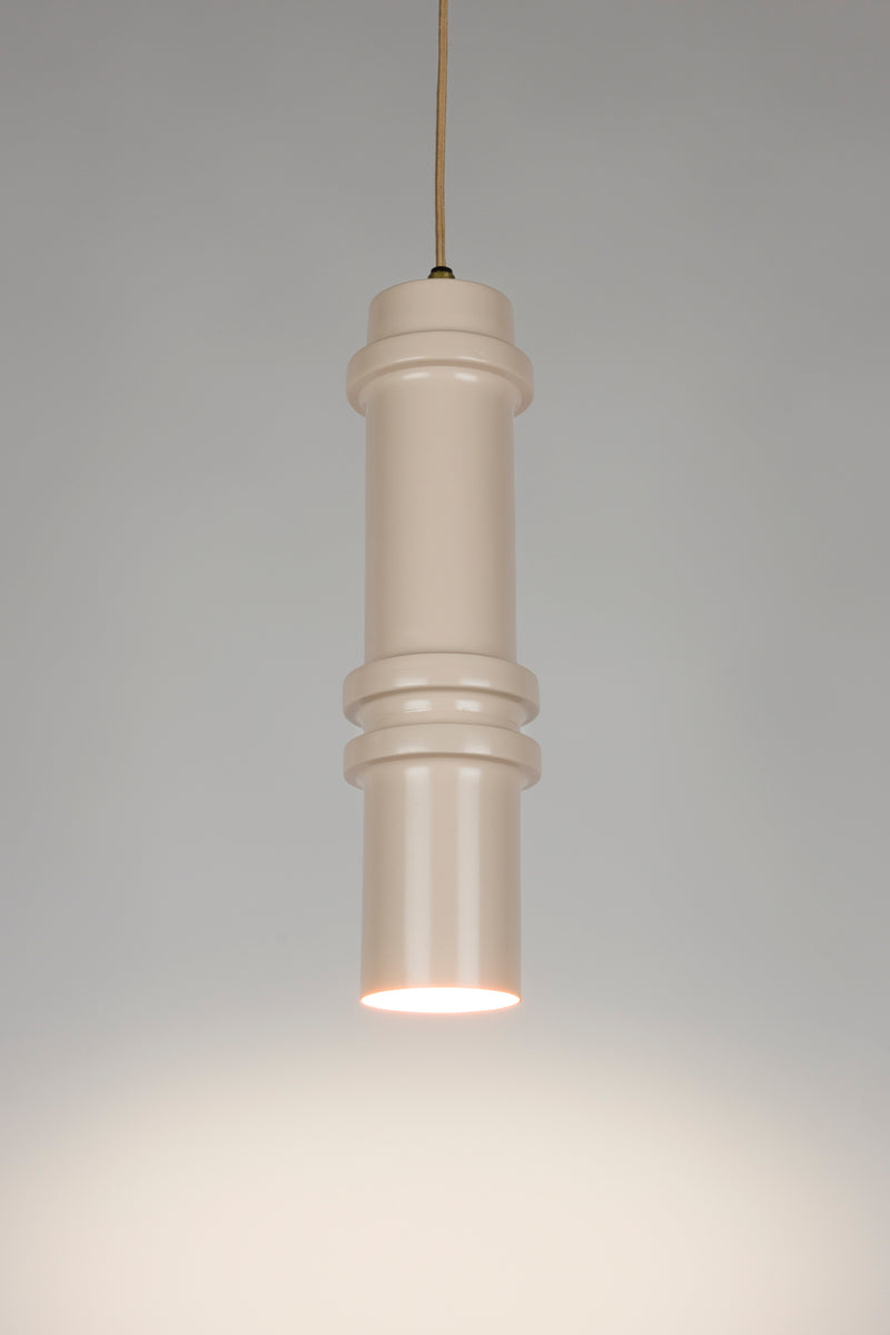Hanglamp Ontdek Duct Iron Roze 10x10x37 cm-Hanglampen-Creating Home