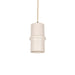 Hanglamp Ontdek Duct Iron Roze 12x12x21 cm-Hanglampen-Creating Home