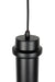 Hanglamp Ontdek Duct Iron Zwart 10x10x37 cm