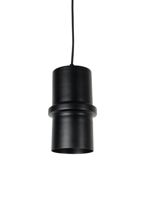 Hanglamp Ontdek Duct Iron Zwart 12x12x21 cm-Hanglampen-Creating Home