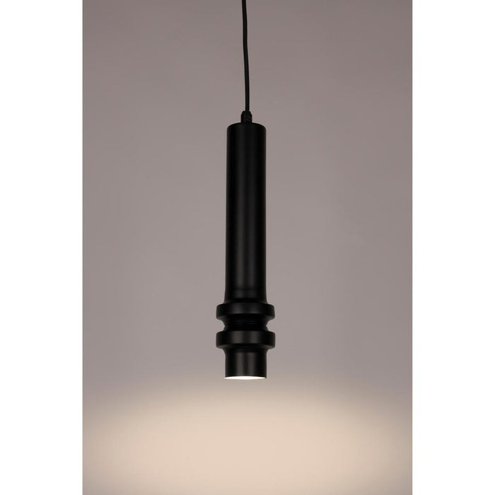Hanglamp Ontdek Duct Iron Zwart 8x8x32 cm-Hanglampen-Creating Home