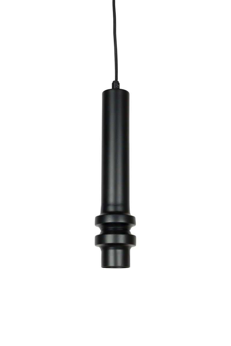 Hanglamp Ontdek Duct Iron Zwart 8x8x32 cm-Hanglampen-Creating Home