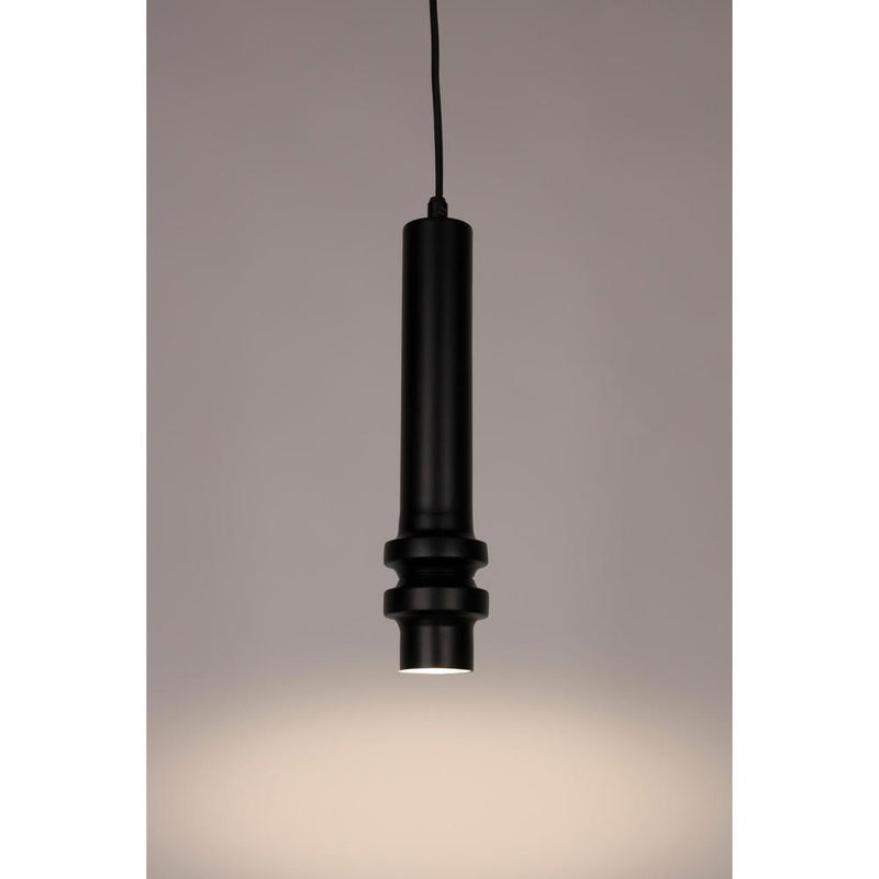 Hanglamp Ontdek Duct Iron Zwart 8x8x32 cm-Hanglampen-Creating Home