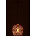 Hanglamp Oranje Electrical part 24 cm 23.5x23.5x39 cm-Hanglampen-J-Line