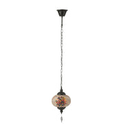 Hanglamp Oranje Glas S 18 cm 18x18x80 cm-Hanglampen-J-Line