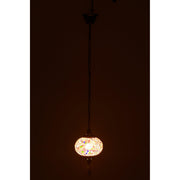 Hanglamp Oranje Glas S 18 cm 18x18x80 cm-Hanglampen-J-Line