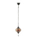 Hanglamp Oranje Glas S 18 cm-Tafellampen-J-Line