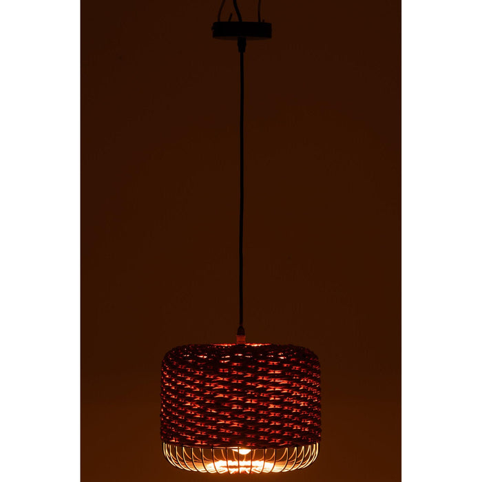 Hanglamp Oranje Metaal 27 cm-Tafellampen-J-Line