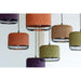 Hanglamp Oranje Metaal 27 cm-Tafellampen-J-Line