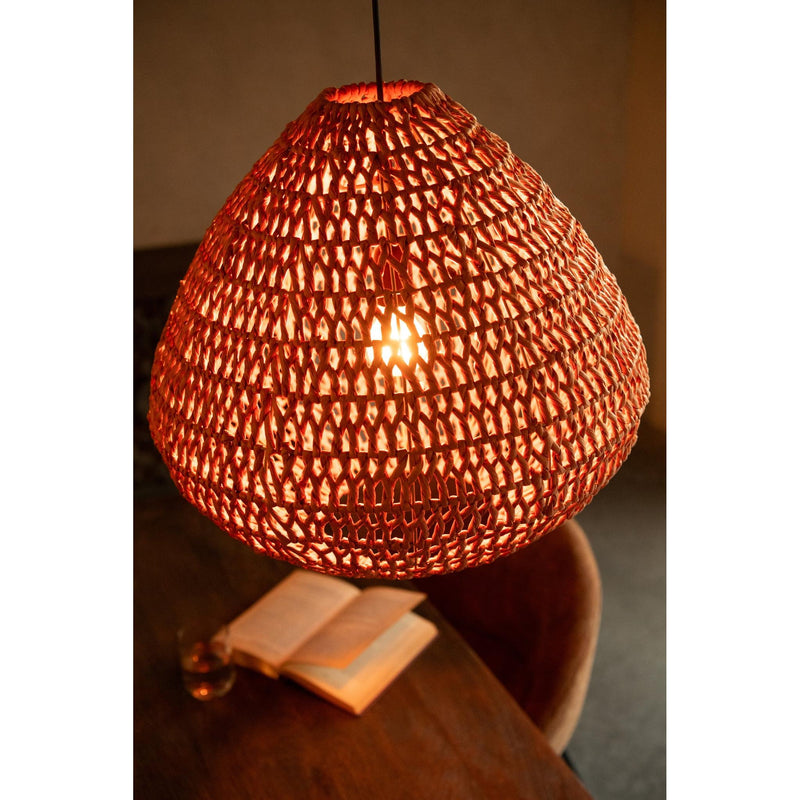 Hanglamp Oranje Metaal 50 cm 50x50x45 cm-Plafondlampen-J-Line