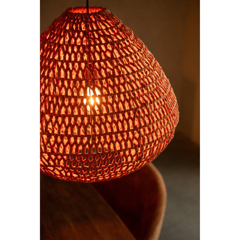 Hanglamp Oranje Metaal 50 cm 50x50x45 cm-Plafondlampen-J-Line