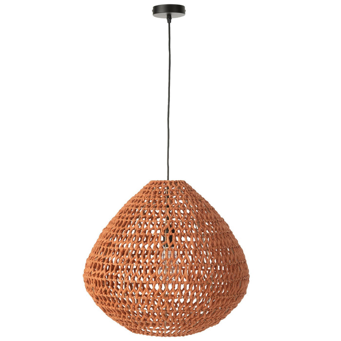 Hanglamp Oranje Metaal 50 cm-Tafellampen-J-Line