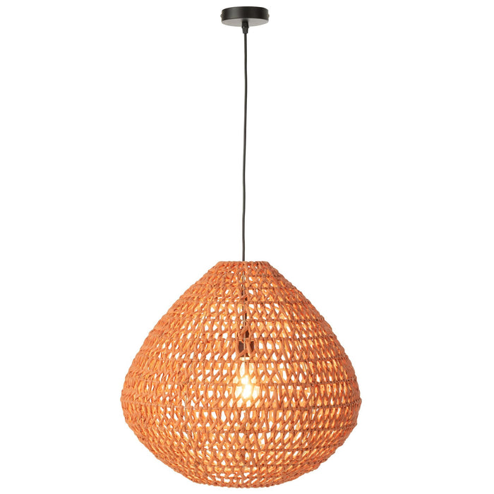 Hanglamp Oranje Metaal 50 cm-Tafellampen-J-Line
