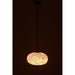 Hanglamp Oranje Metaal L 30 cm 30x30x80 cm-Hanglampen-J-Line