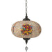 Hanglamp Oranje Metaal L 30 cm-Tafellampen-J-Line
