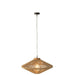 Hanglamp Ovni ijzer/jute naturel small-Hanglampen-J-Line