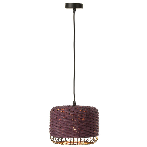 Hanglamp Paars Paper 27 cm 27x27x20 cm-Plafondlampen-J-Line