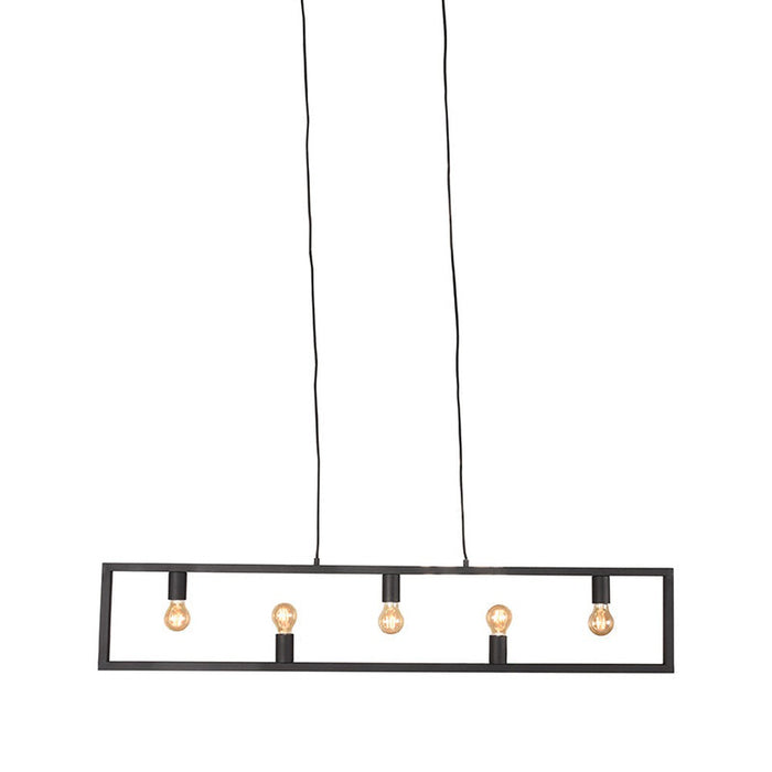 Hanglamp Quadrato - Zwart - Metaal-Hanglampen-LABEL51