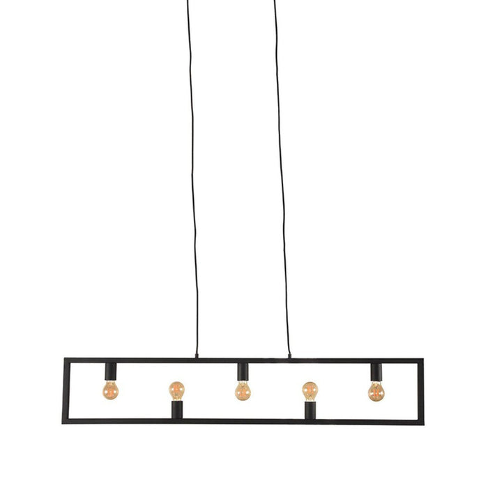 Hanglamp Quadrato - Zwart - Metaal-Hanglampen-LABEL51