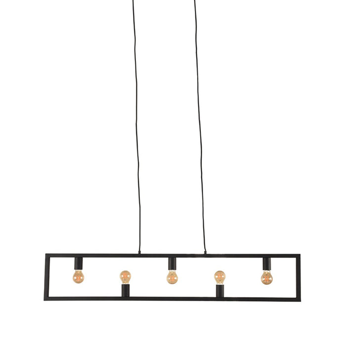 Hanglamp Quadrato - Zwart - Metaal-Hanglampen-LABEL51