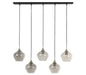 Hanglamp Rakel - Smoke/Antiek Brons - 5L-Hanglampen-Light & Living