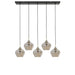 Hanglamp Rakel - Smoke/Antiek Brons - 5L-Hanglampen-Light & Living