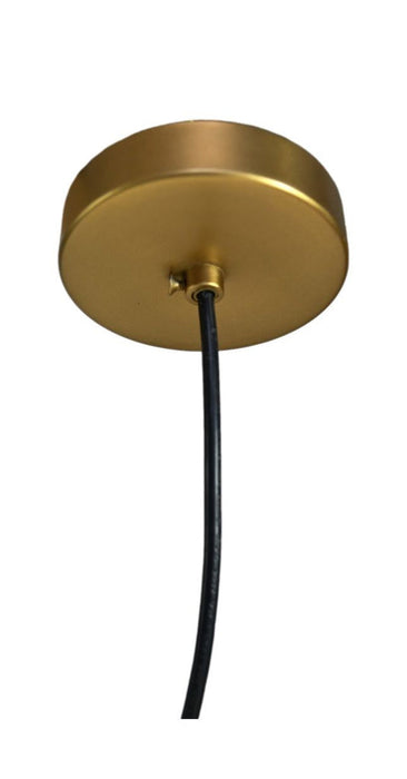 Hanglamp Rond - ø30x10 - Goud - Metaal-Hanglampen-HSM Collection