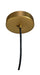 Hanglamp Rond - ø30x10 - Goud - Metaal-Hanglampen-HSM Collection