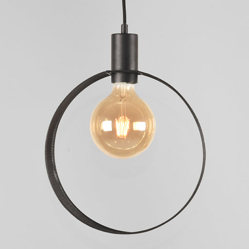 Hanglamp Ronda Metaal Zwart 30x30x150 cm-Hanglampen-LABEL51