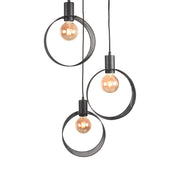 Hanglamp Ronda Metaal Zwart 30x80x150 cm-Hanglampen-LABEL51